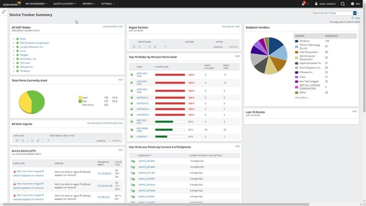 Screenshot de la solution IPAM UDT